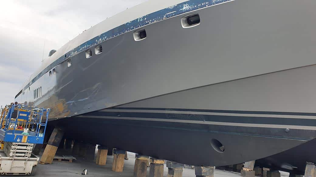 Mangusta 108 Yacht Wrapping - Yacht wraps anywhere in the world