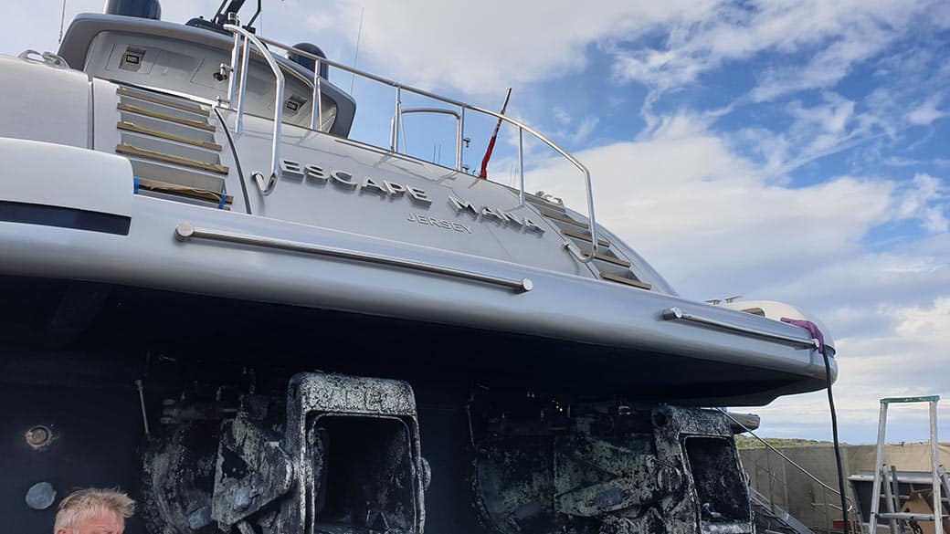 Mangusta 108 Yacht Wrapping - Yacht wraps anywhere in the world
