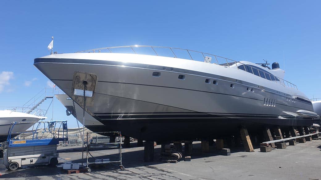 Mangusta 108 Yacht Wrapping - Yacht wraps anywhere in the world