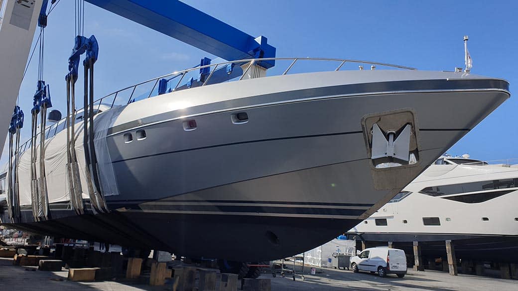Mangusta 108 Yacht Wrapping - Yacht wraps anywhere in the world