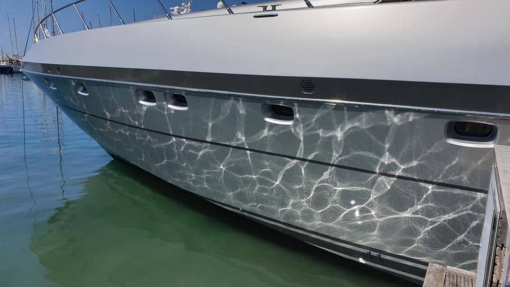 Mangusta 108 Yacht Wrapping - Yacht wraps anywhere in the world