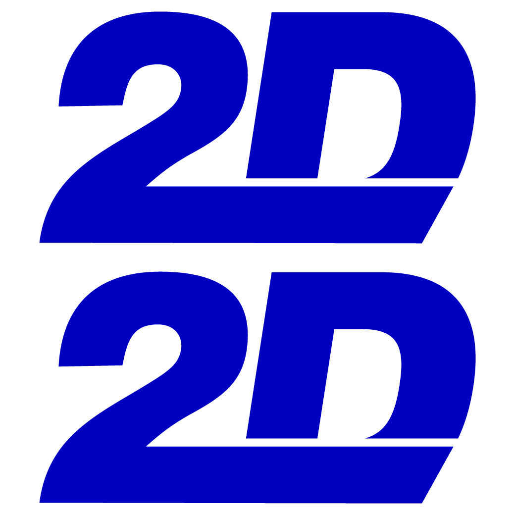 2D Datarecording Logo Decals/Stickers
