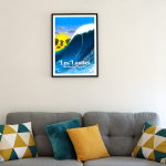 Les Landes Surfing by Thomas Puech - Fine Art on Canvas or Kodak Paper