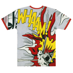 Roy Lichtenstein Whaam! Pop Art All-Over-Print Cotton T-Shirt - Men's