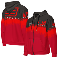 Marc Marquez #93 Ducati Corse Zipped Hoodie - Unisex