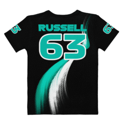 George Russell 63 AMG Mercedes F1 Team T-Shirt - Ladies
