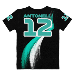 Kimi Antonelli 12 AMG Mercedes F1 Team T-Shirt - Ladies