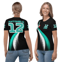 Kimi Antonelli 12 AMG Mercedes F1 Team T-Shirt - Ladies