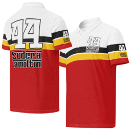 Lewis Hamilton Scuderia 44 Ferrari F1 Slim Fit Polo Shirt