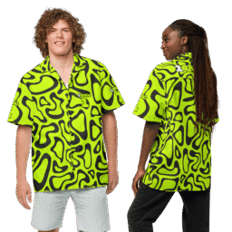 Lando Norris Blob Design Formula 1 Racing Hawaiian Shirt