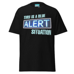 Red Dwarf 'Blue Alert' Sci-Fi Sitcom T-Shirt - Unisex