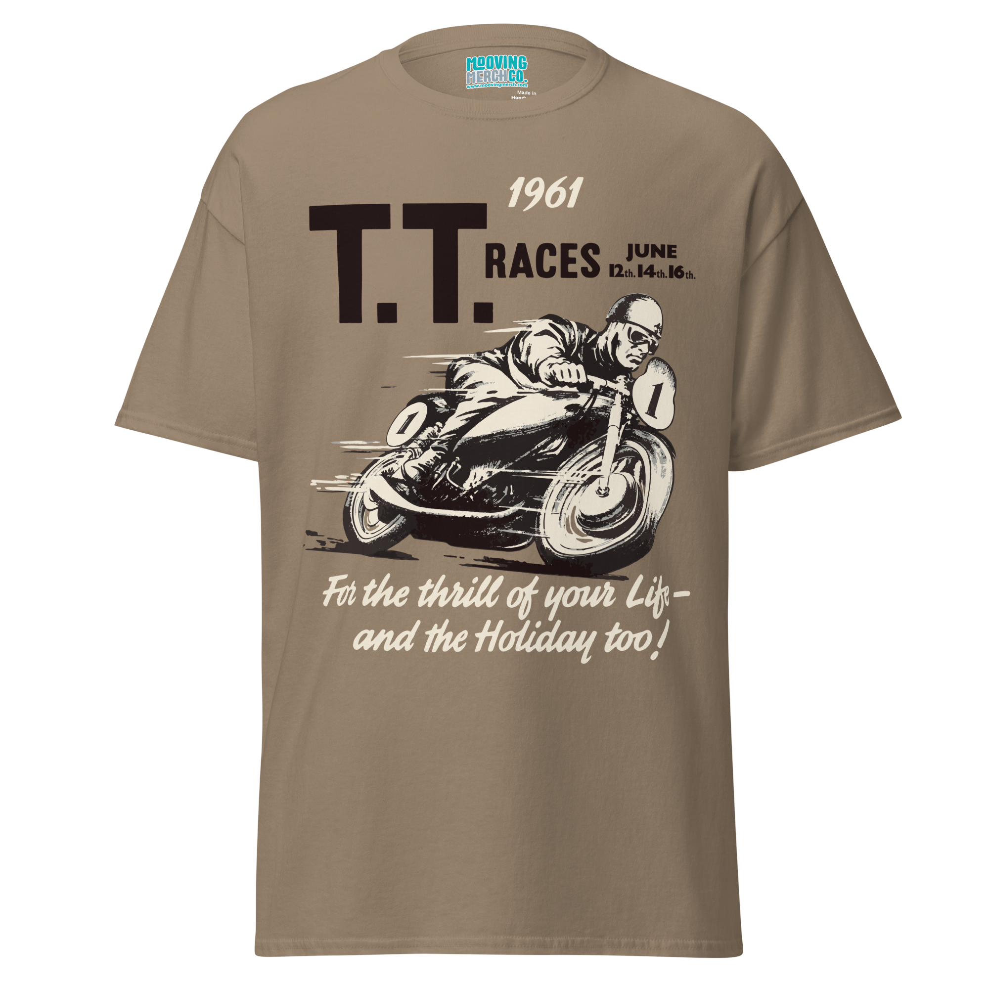 Isle of Man TT Retro Vintage T-Shirt - 14 Colours - Unisex