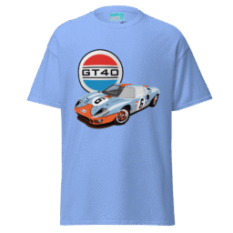 Ford GT40 Le Mans Gulf Livery T-Shirt
