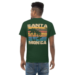Santa Monica Pier California Surf T-Shirt