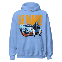 Steve McQueen Le Mans Gulf Porsche 917 Hoodie