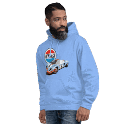 Ford GT40 Le Mans Gulf Livery Hoodie