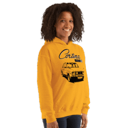Ford Cortina Mk2 1600E Classic Car Hoodie