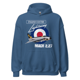 English Electric Lightning Fighter Aircraft Hoodie