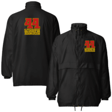 Lewis Hamilton Ferrari F1 Embroidered Winbdbreaker Rain / Jacket