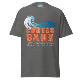 Cortes Bank Pacific Ocean Surf Location T-Shirt