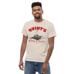 Quint's Fishing Charters Jaws Cult Movie T-Shirt