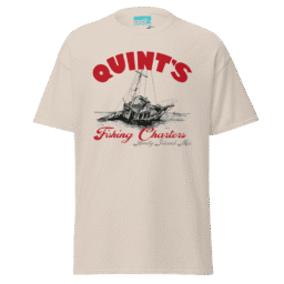 Quint's Fishing Charters Jaws Cult Movie T-Shirt
