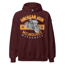 American Iron Harley Davidson Hoodie