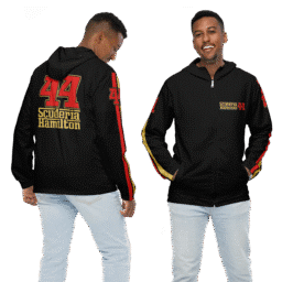 Lewis Hamilton Ferrari F1 Rain Jacket